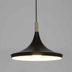 Atmosphera Suspension Metal Bois Deb Noir D.32Cm