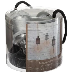 Atmosphera Suspension Metal Dore H.7Cm