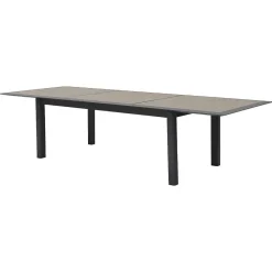 Table Allure Aluminium Muscade Graphite 12 Places