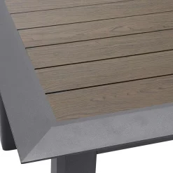 Table Allure Aluminium Muscade Graphite 10 Places