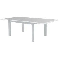 Table Allure Extensible Gris Blanc 10 Places