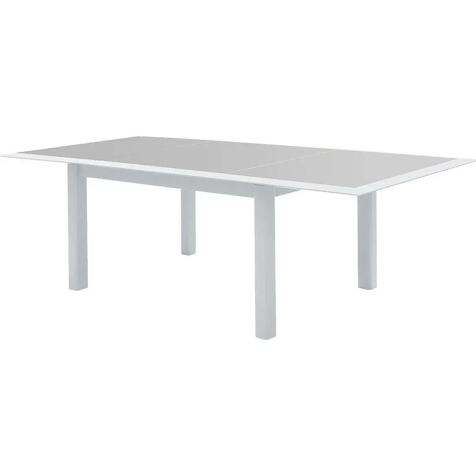 Table Allure Extensible Gris Blanc 10 Places