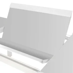 Table Allure Extensible Gris Blanc 10 Places