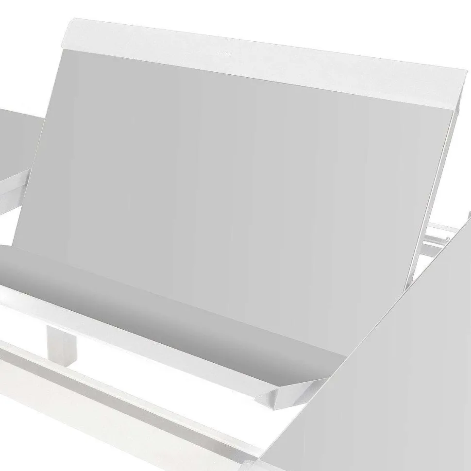 Table Allure Extensible Gris Blanc 10 Places