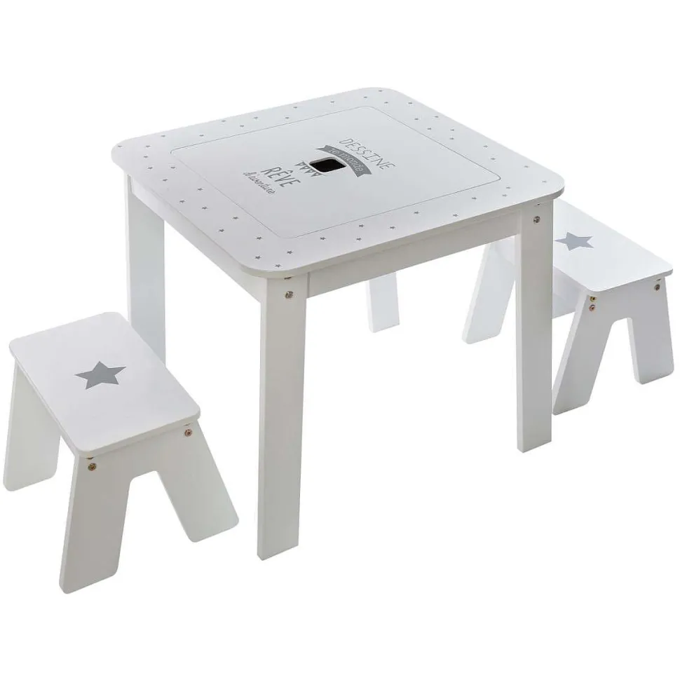 Table Bac 2 Tabourets Garcon