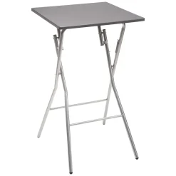 Table Bar Pliante 60X60Cm Gris
