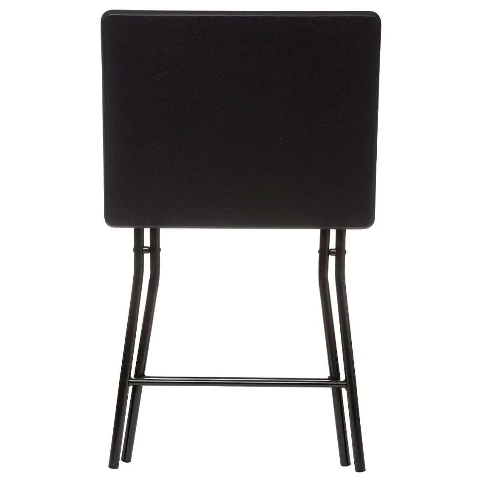 Table Bar Pliante 60X60Cm Noir