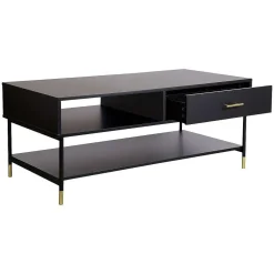 Table Basse 2 Tiroirs Tedy