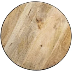 Table Basse Metal Bois X2 Hauteur Max 51Cm