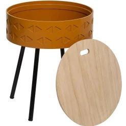 Table Cafe Coffre Shiro Ocre