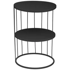 Table Cafe Metal Kobu Noir