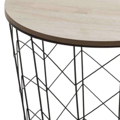 Table Cafe Metal Kumi Pop Noir