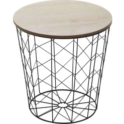 Table Cafe Metal Kumi Pop Noir