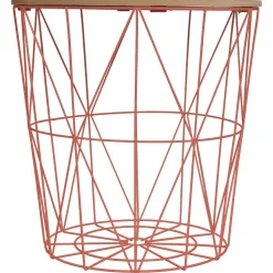 Table Cafe Metal Terracotta Kumi