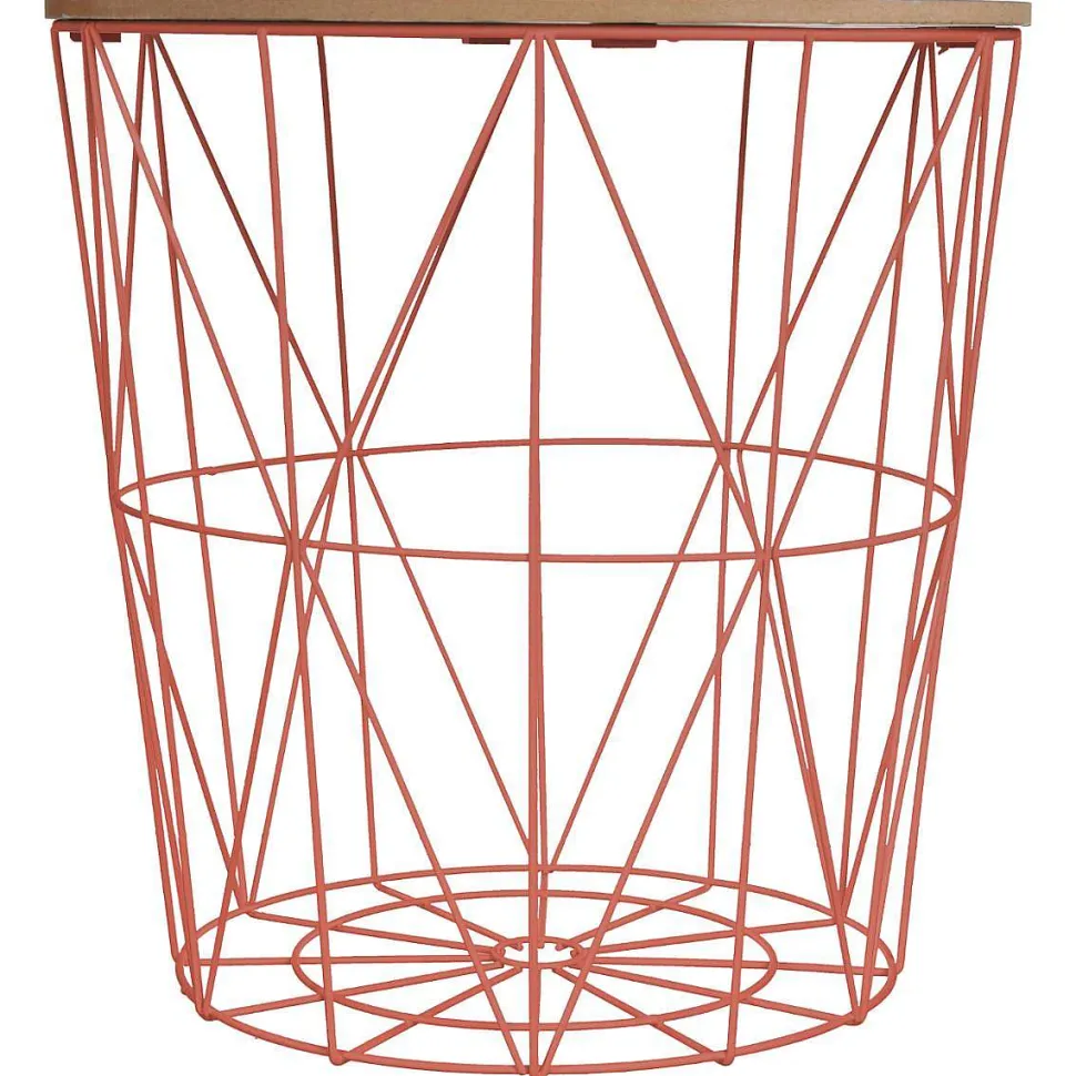 Table Cafe Metal Terracotta Kumi