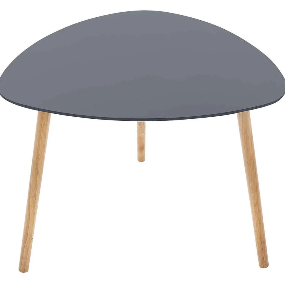 Table Cafe Mileo Gris Fonce