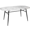 Table Diner Effet Marbre D.160X90Cm