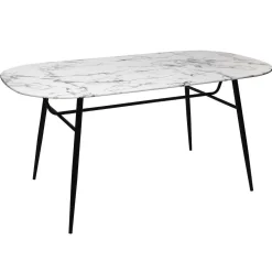 Table Diner Effet Marbre D.160X90Cm
