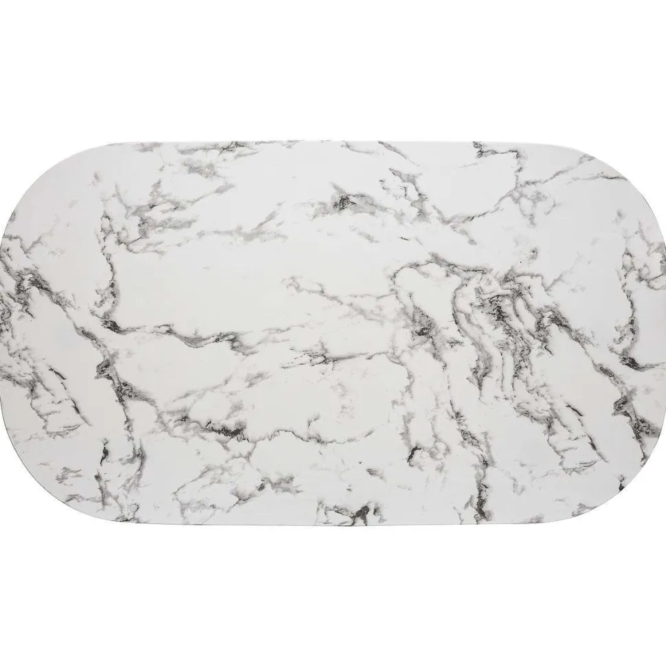 Table Diner Effet Marbre D.160X90Cm