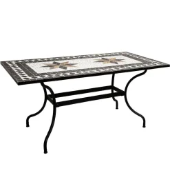 Table Diner Mosaique Kipos D.160X90Cm