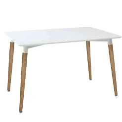 Table Diner Pied Hetre Roka D.150X80X74Cm