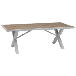 Table Emperia Acacia Blanc 8 Places