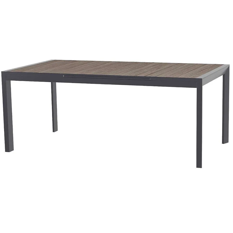 Table Evasion Rallonge Automatique Seigle Graphite 10 Places