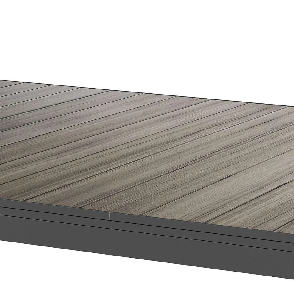 Table Evasion Rallonge Automatique Seigle Graphite 10 Places