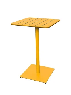 Table Haute Phuket Carree Ocre 2 Places