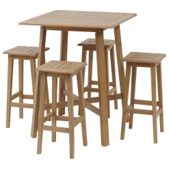 Table Haute Tiwi Acacia 4 Places