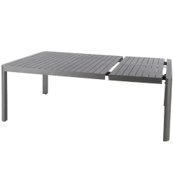 Table Paradize Extensible Rectangle Graphite 10 Places