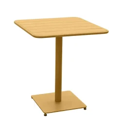 Table Phuket Carree Ocre 2 Places