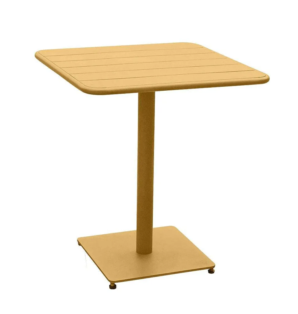 Table Phuket Carree Ocre 2 Places