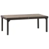 Table Piazza Extensible Aluminium Houblon 12 Places