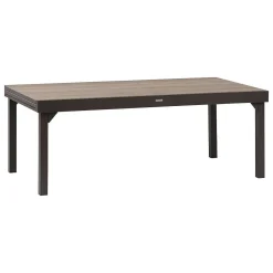 Table Piazza Extensible Aluminium Houblon 12 Places