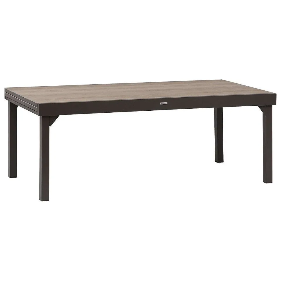 Table Piazza Extensible Aluminium Houblon 12 Places