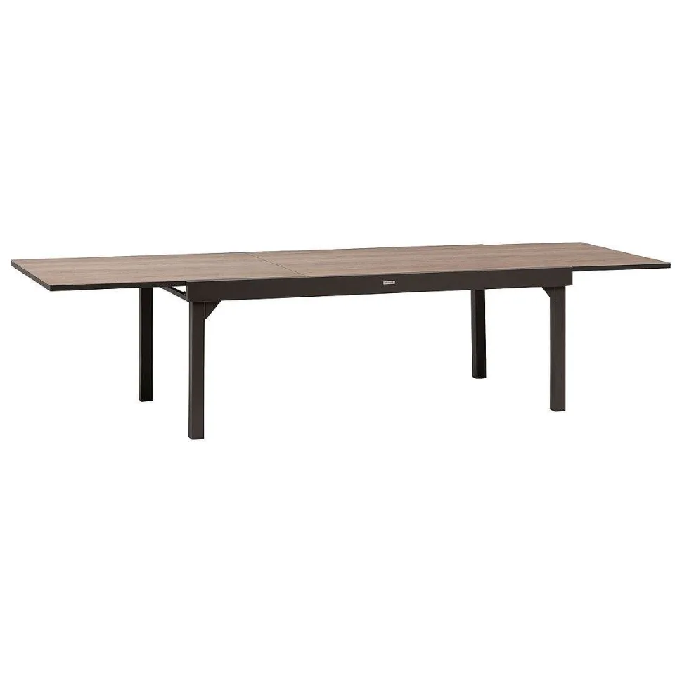 Table Piazza Extensible Aluminium Houblon 12 Places