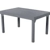 Table Piazza Extensible Aluminium Quartz 10 Places