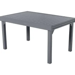 Table Piazza Extensible Aluminium Quartz 10 Places