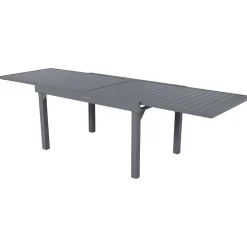 Table Piazza Extensible Aluminium Quartz 10 Places