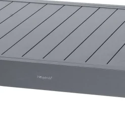 Table Piazza Extensible Aluminium Quartz 10 Places