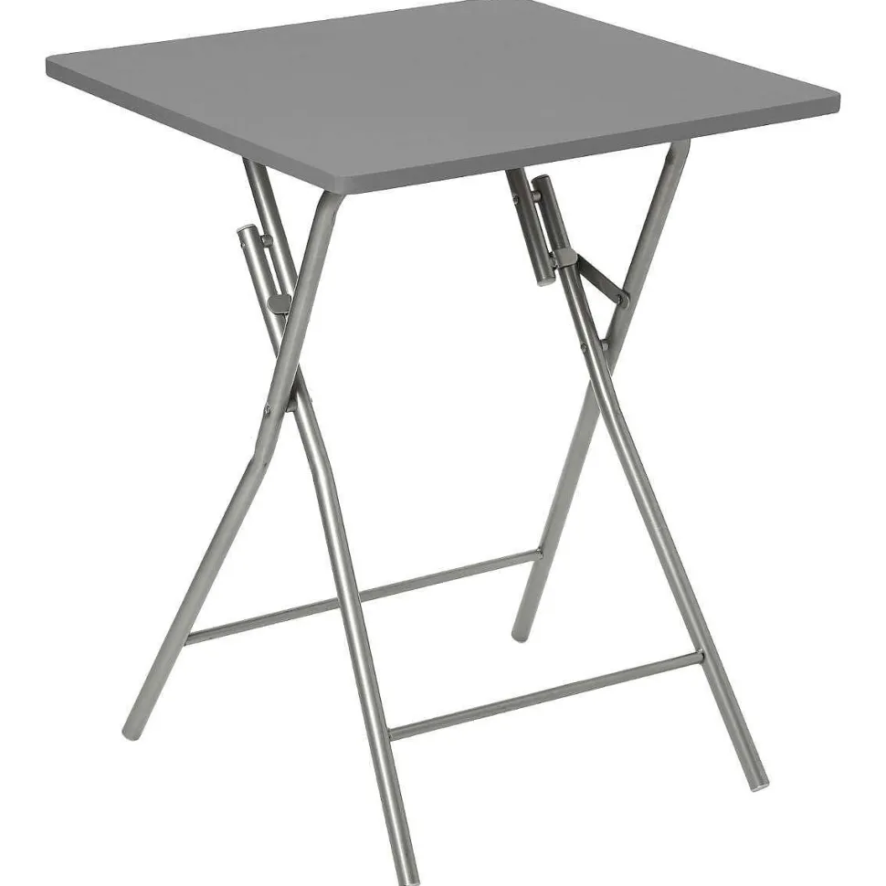 Table Pliante 60X60Cm Gris