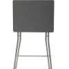 Table Pliante 48X38Cm Gris H.64Cm
