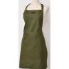 maxibazar Tablier De Cuisine Chef 65X80Cm Coton Kaki