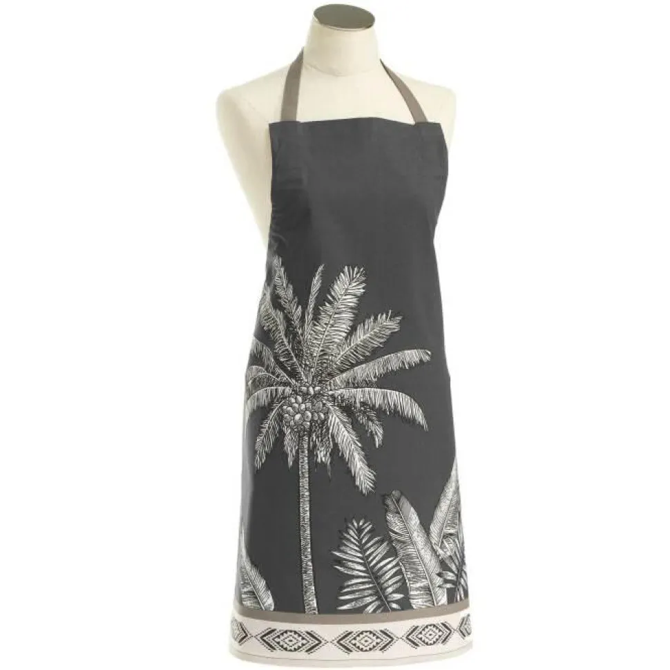 maxibazar Tablier 60X84Cm Coton Cocoty Taupe