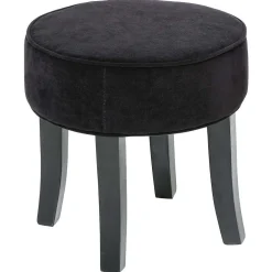Tabouret Adriel Velours Noir