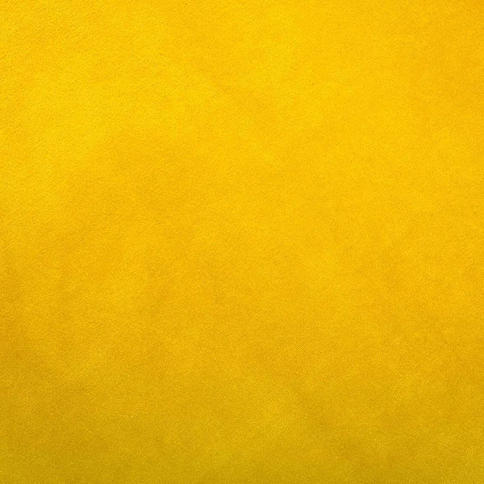 Tabouret Appoint Coffre Velours Tess Ocre