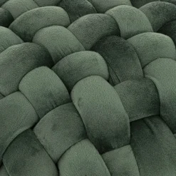 Tabouret Appoint Tricot Velours Akemi Jade