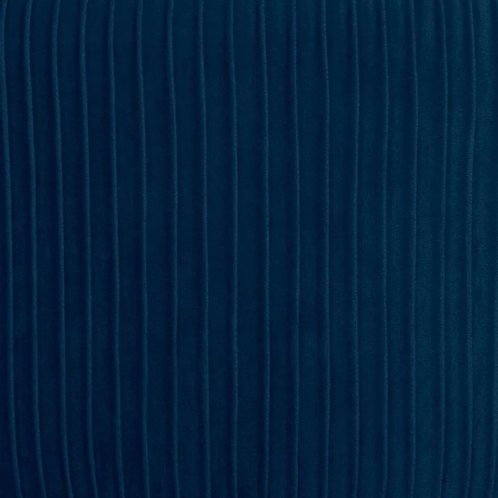 Tabouret Appoint Velours Solaro Bleu