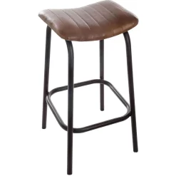 Tabouret Bar Cuir Chic H.75Cm